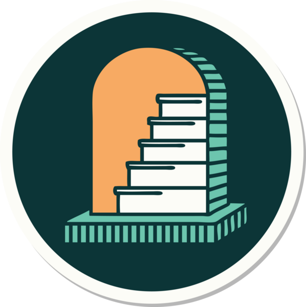 Bir insan tarafından çizilmiş bir mezar taşının geleneksel stiliyle dövme çıkartması.