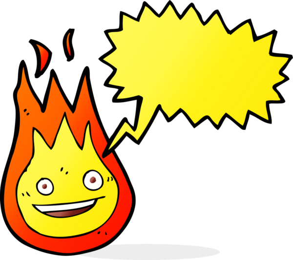 bir insan tarafından çizilmiş konuşma balonlu çizgi film dost ateş topu