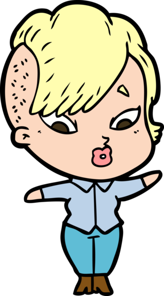 Bir insan tarafından çizilmiş bir karikatür.