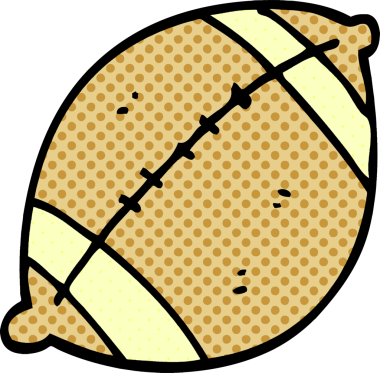 Bir insan tarafından çizilmiş karalama futbolu.