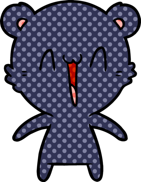 Bir insan tarafından çizilmiş bir çizgi film karakteri.