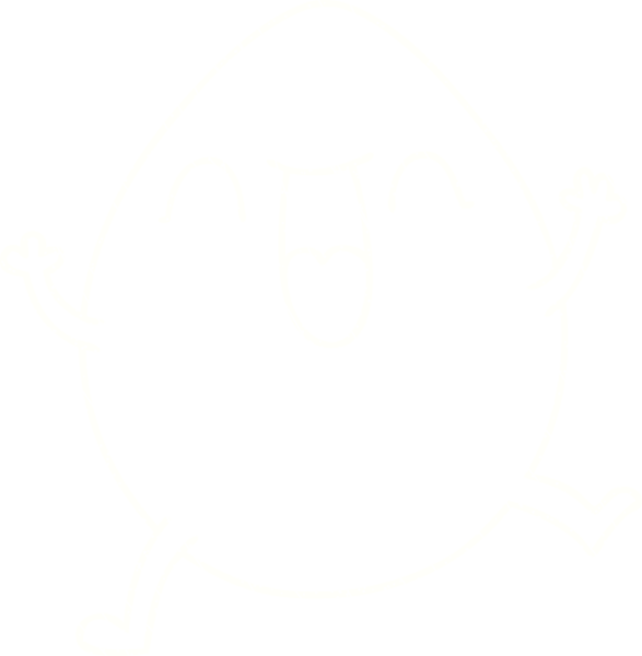 Bir insan tarafından çizilen Mutlu Yumurta Tebeşiri