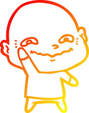 Bir insan tarafından çizilmiş ürkütücü bir çizgi film çizimi.