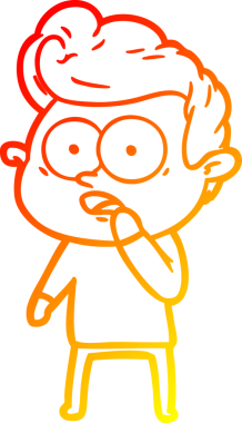 İnsan tarafından çizilmiş bir çizgi film karakteri.