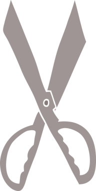 Bir insan tarafından çizilmiş karalama makasları.