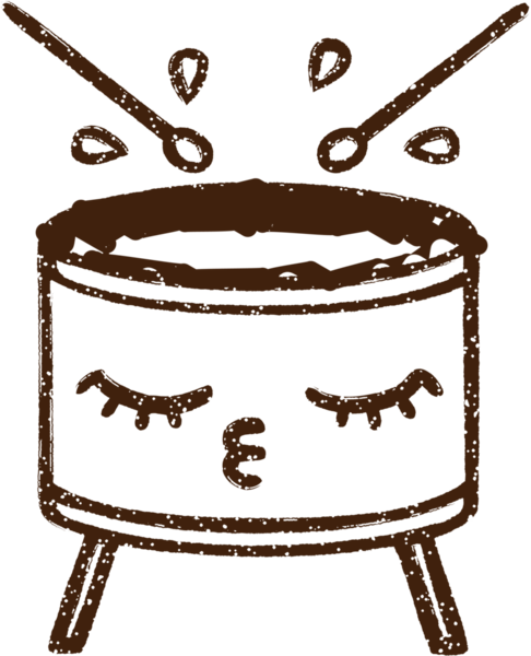 Bir insan tarafından çizilen Davul Kömürü Çizimi