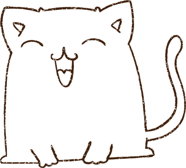 Mutlu Kedi Kömürü Bir insan tarafından çizilmiş