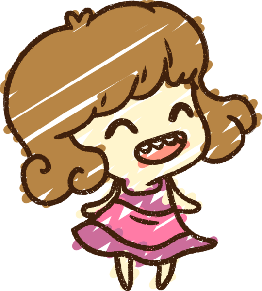 Bir insan tarafından çizilen Mutlu Kadın Tebeşiri