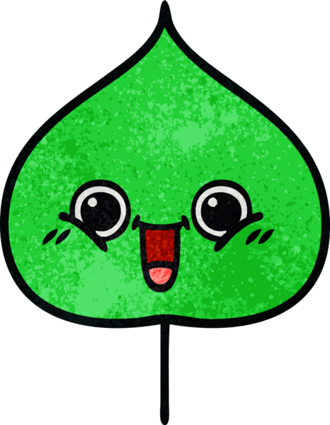 Bir insan tarafından çizilmiş dışavurumsal yaprağın grunge deseni.