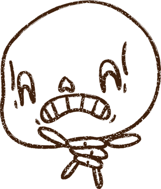 Bir insan tarafından çizilmiş iskelet kömürü.