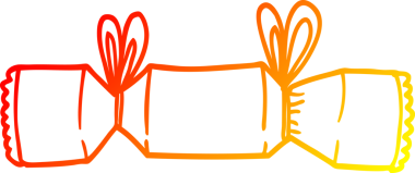 Bir insan tarafından çizilmiş bir krakerin sıcak çizgi çizimi