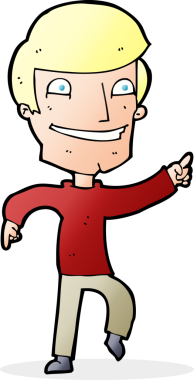 Bir insan tarafından çizilmiş mutlu adam çizgi filmi.