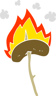 Bir insan tarafından çizilmiş bir sosislinin karalaması.