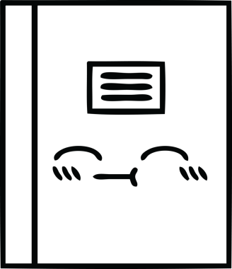 Bir insan tarafından çizilmiş bir defterin çizgi çizimi