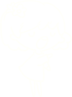 Bir insan tarafından çizilen Şarkı Söyleyen Kız Tebeşiri