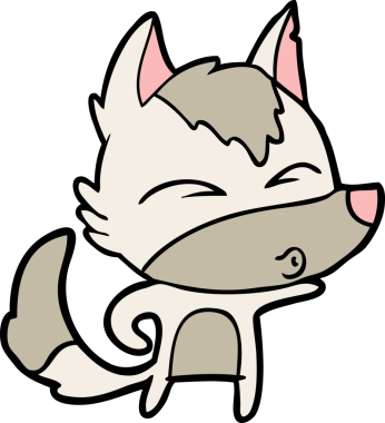 Bir insan tarafından çizilmiş bir kurt düdüğü.