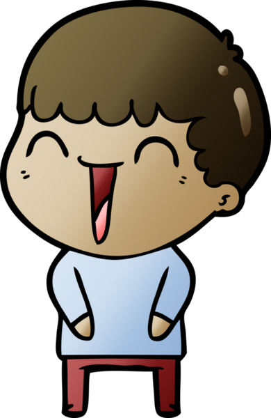 Bir insan tarafından çizilmiş mutlu bir adam.