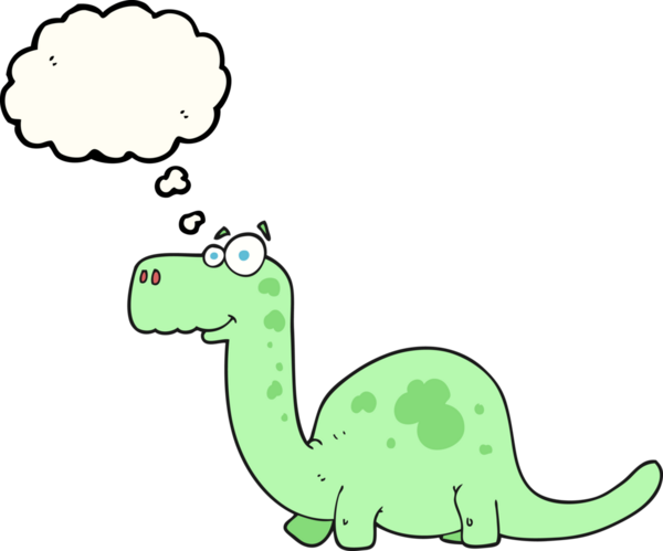 Bir insan tarafından çizilmiş serbest çizim baloncuk karikatür dinozor.