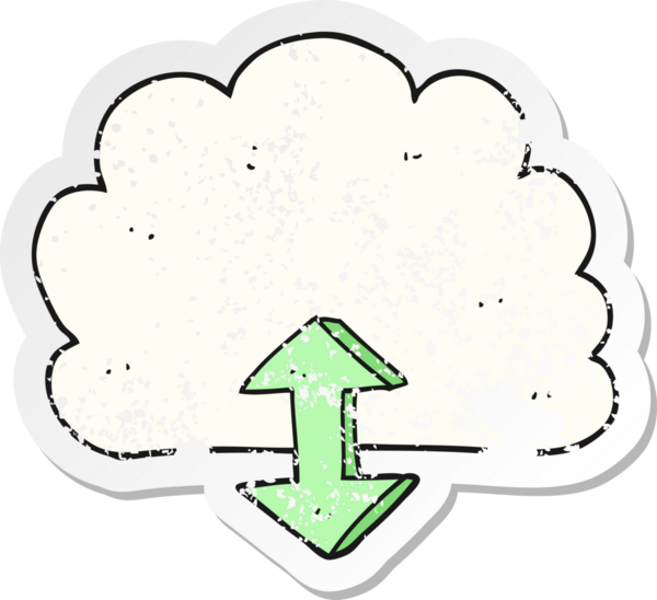 Bir insan tarafından çizilmiş dijital bir karikatürün gerilimli etiketi.