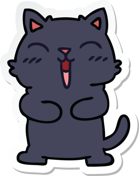 Bir insan tarafından çizilmiş garip bir el çıkartması.