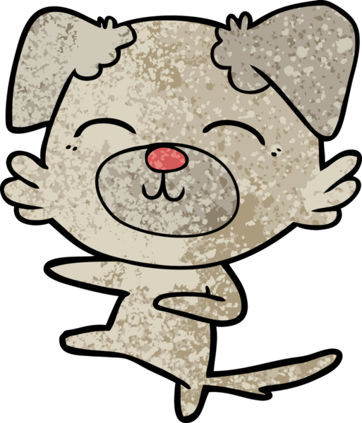 Bir insan tarafından çizilmiş köpek tekmesi.