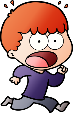 Çizgi film bir insan tarafından çekilerek kaçan adamı şok etti.