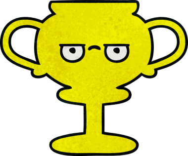 Bir insan tarafından çizilmiş eski grunge desenli bir kupa.