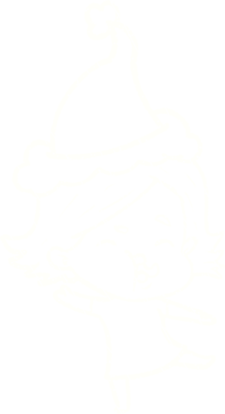 Bir insan tarafından çizilen Noel Kadın Tebeşiri