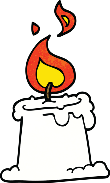 Bir insan tarafından çizilmiş karalama mumu.