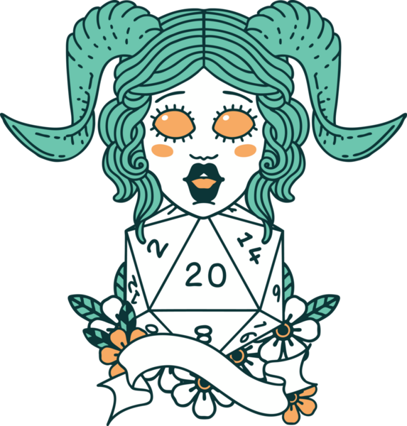 Retro Dövme Biçimi Bir insan tarafından çizilmiş doğal yirmi zar atışıyla düzenleme