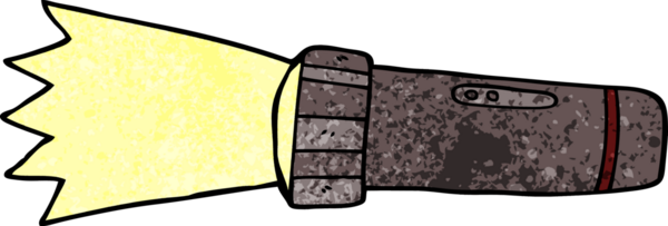 Bir insan tarafından çizilmiş karalama meşalesi.