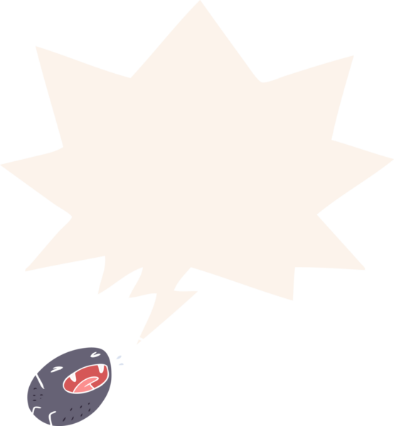 Bir insan tarafından çizilmiş eski tarz konuşma baloncuklu cadılar bayramı örümceği çizgi filmi.