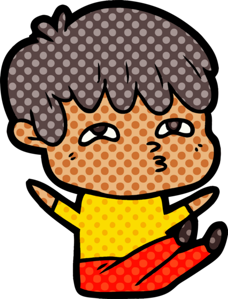 Bir insan tarafından çizilmiş garip bir adam.