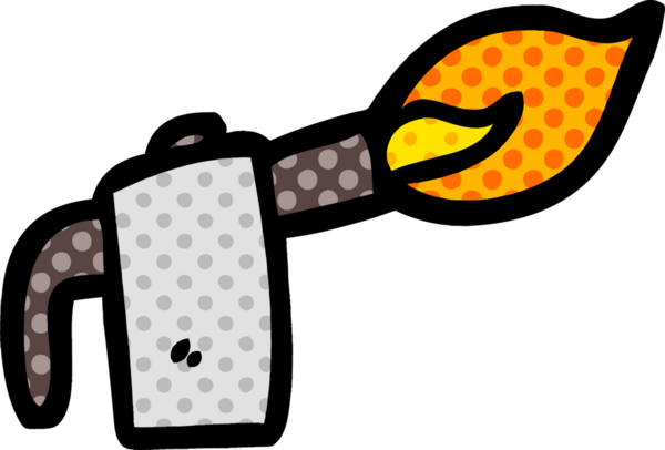 Bir insan tarafından çizilmiş kaynak makinesi.