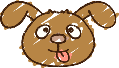 Bir insan tarafından çizilen Köpek Yüzlü Tebeşir