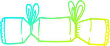 Bir insan tarafından çizilmiş soğuk gradyan çizgi çizimi.