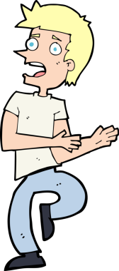 Çizgi film bir insan tarafından çizilen adamı strese sokuyor.