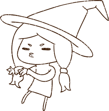 Cadı Kömürü Bir insan tarafından çizilmiş