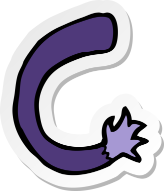 Bir insan tarafından çizilmiş cadılar bayramı vampir kolunun çıkartması.