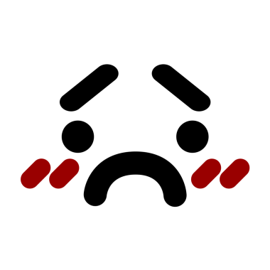 bir insan tarafından çizilmiş mutsuz yüz simgesi