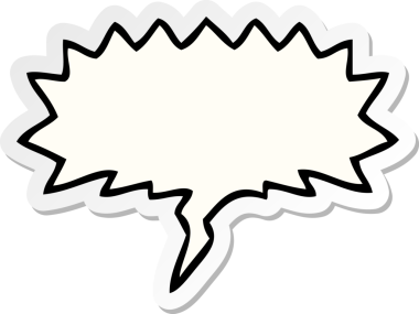 bir insan tarafından çizilmiş konuşma kabarcığı etiketli bir karikatür.