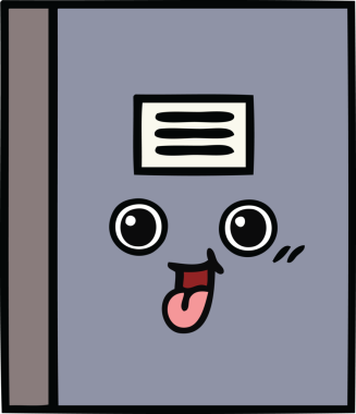 Bir insan tarafından çizilmiş güzel bir defter karikatürü.