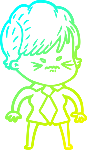 Bir insan tarafından çizilmiş karikatür çizimi.