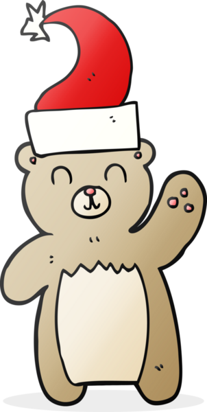 Bir insan tarafından çizilmiş oyuncak ayının serbest çizimi.