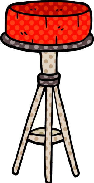 bir insan tarafından çizilmiş kahvaltı taburesi.