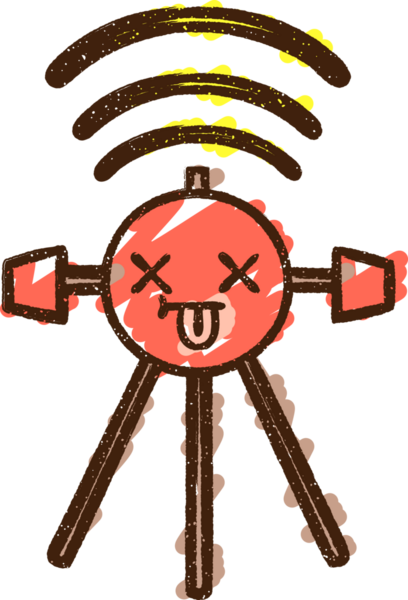 Ölü Uydu Tebeşiri Bir insan tarafından çizilmiş