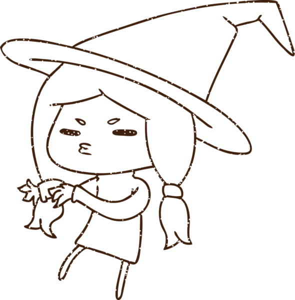 Cadı Kömürü Bir insan tarafından çizilmiş