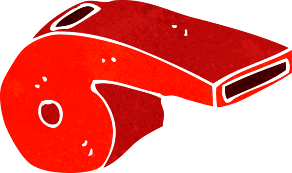 bir insan tarafından çizilmiş çizgi film düdüğü