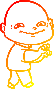 Bir insan tarafından çizilmiş ürkütücü bir çizgi film çizimi.