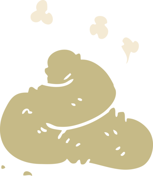 Bir insan tarafından çizilmiş karikatür kakası.